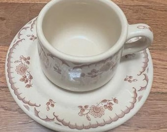 VTG Shenango China Chardon Restaurant Ware Cup & Saucer