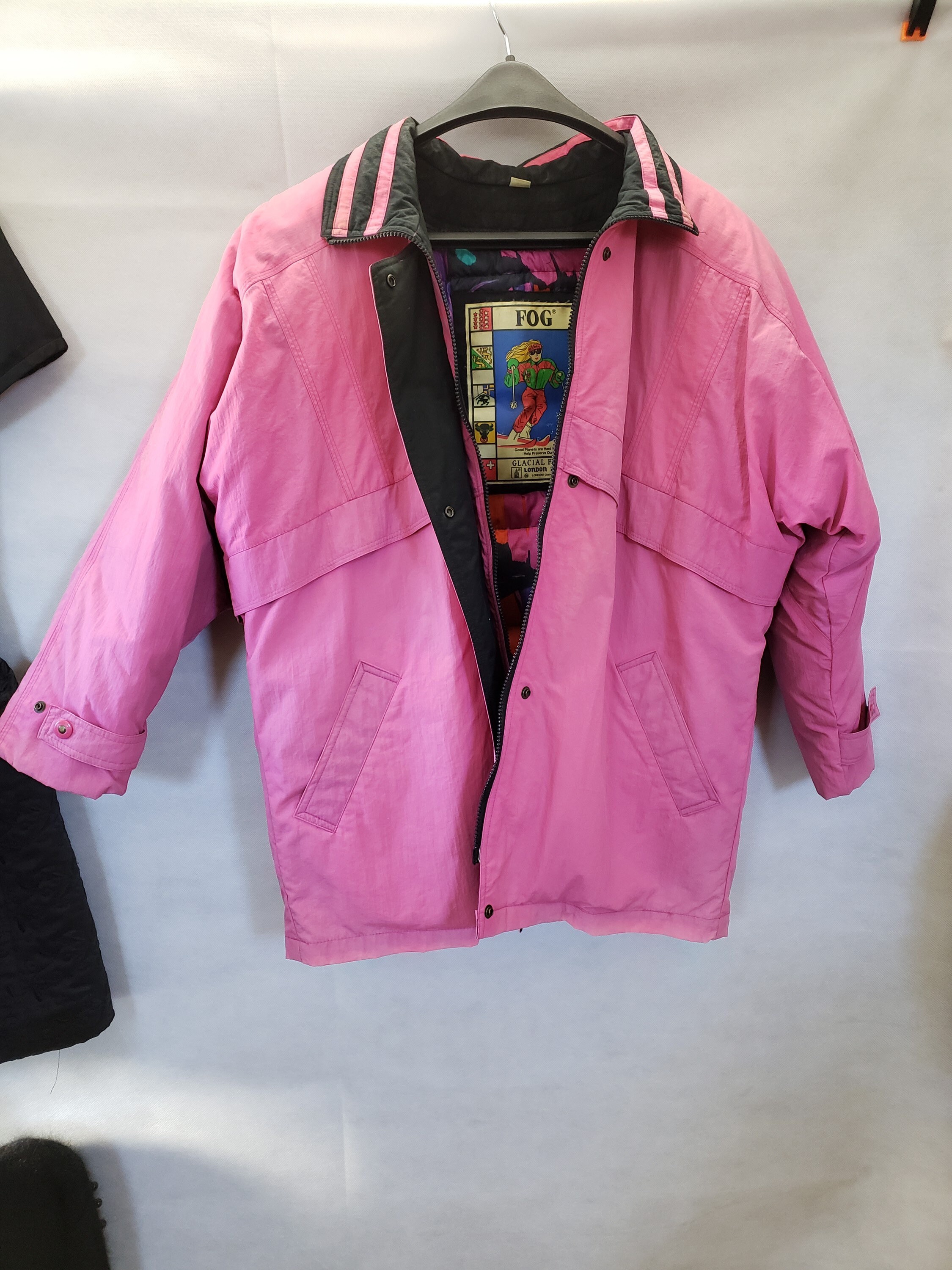 hot pink snow jacket