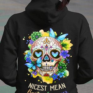 Bartender Sweatshirt, Gift for my dad, Bartender Hoodie,Bartender shirts,Bartender Gift- Nicest mean Bartender ever, Bartender for my love.