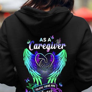 Patriotic Caregiver T-Shirt– Gift for Nurses, Healthcare Workers, Care Providers, Caregiver Hoodie,Gift for Caregiver - As A Caregiver.