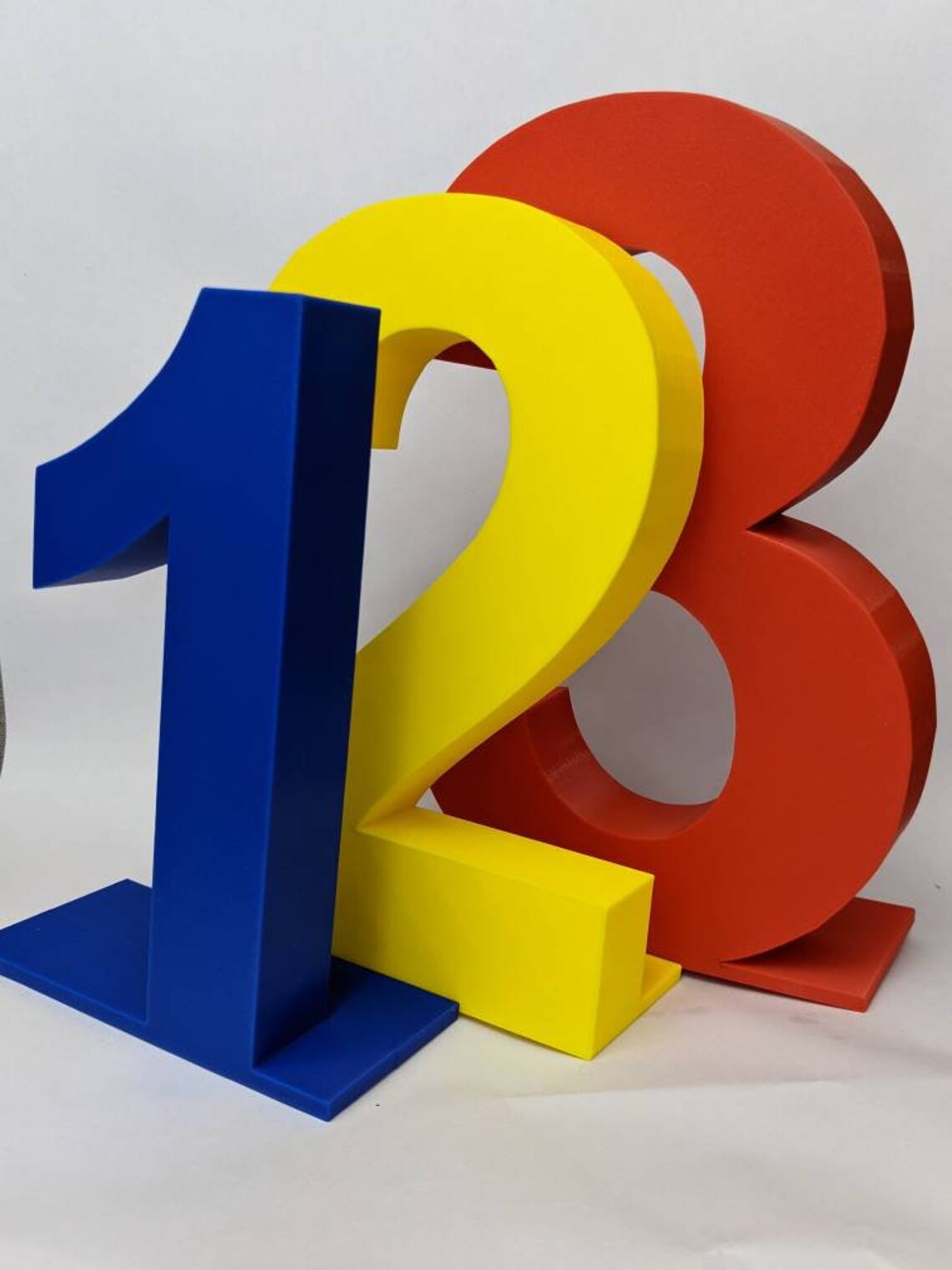 Thick Standing Numbers or Letters Many Colors and Sizes Etsy