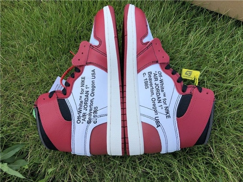 The Ten: Off-white Jordan 1 Chicago Sneaker Sneaker for - Etsy