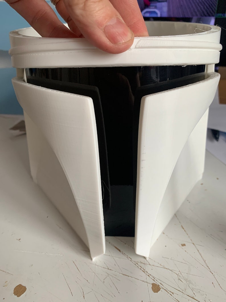 Mandalorian Helmet Tinted Plastic Visor Free Standard Etsy UK