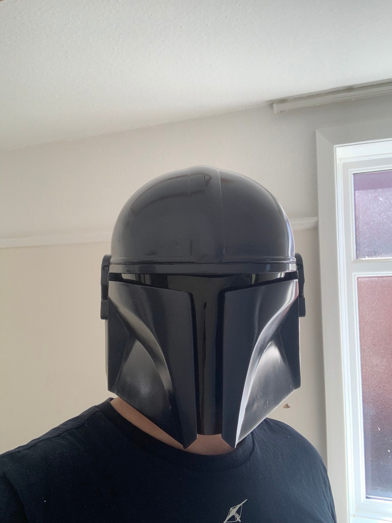 3d printed Mandalorian helmet DIY kit. Adult and child