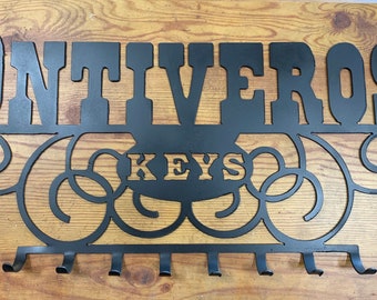 Metal Art - Personalized Key Rack