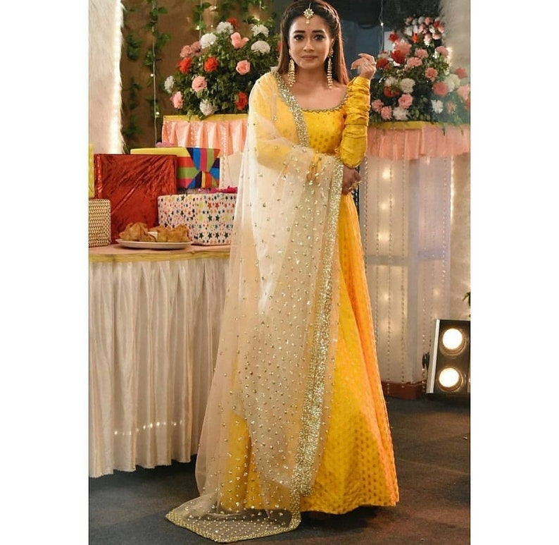 Kriyana Wedding Wear Anarkali Suit Set