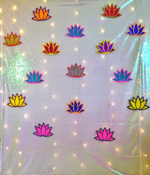 Buy Lotus Backdrop Decoration 10pc for Pooja /ganpati Online in India - Etsy