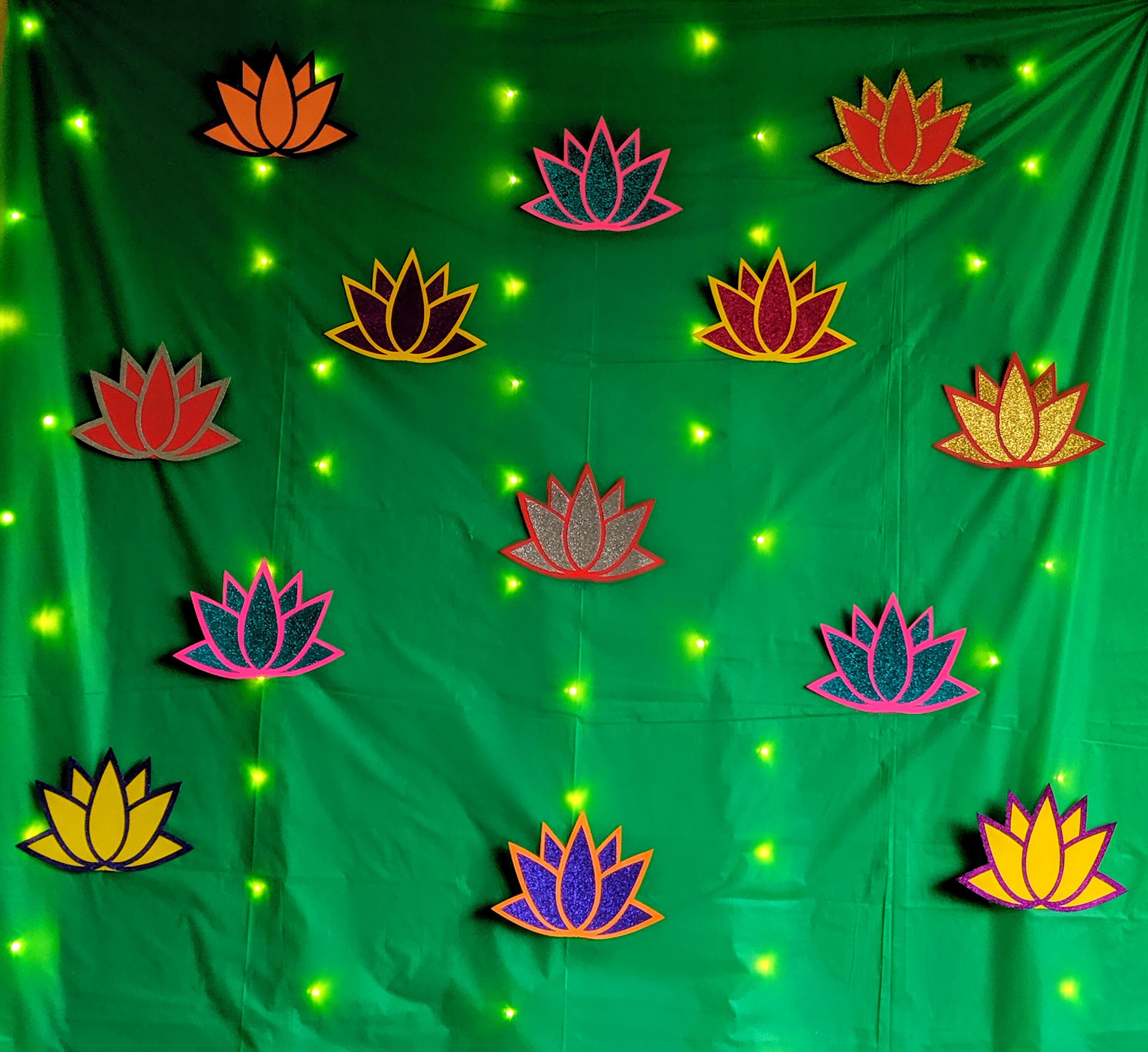 Lotus Background decoration 10pc para Pooja /Seemantham/ Etsy
