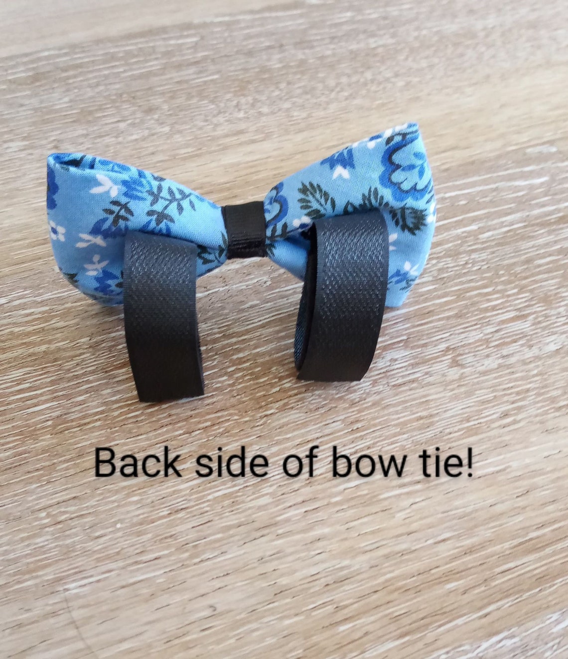 Dog Bow Ties Velcro OverTheCollar Dark Blue Light Blue Etsy