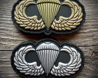 UNITED STATES PARATROOPS SNAKE PATCH PVC US paratrooper WW2 para JEEP TAP 
