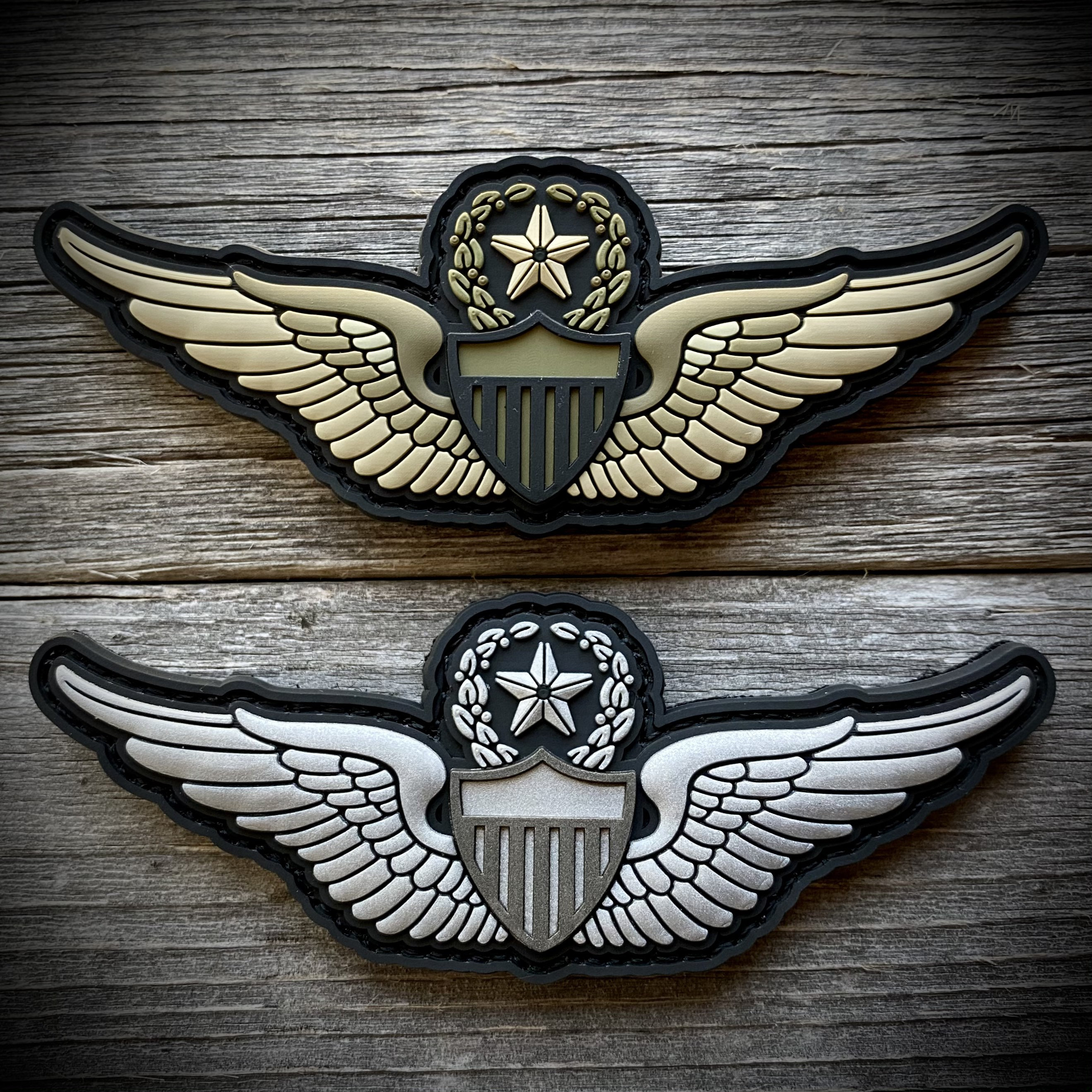 ARMY aviator Badge PVC Patch Pilot Aircrew Wings Master Etsy