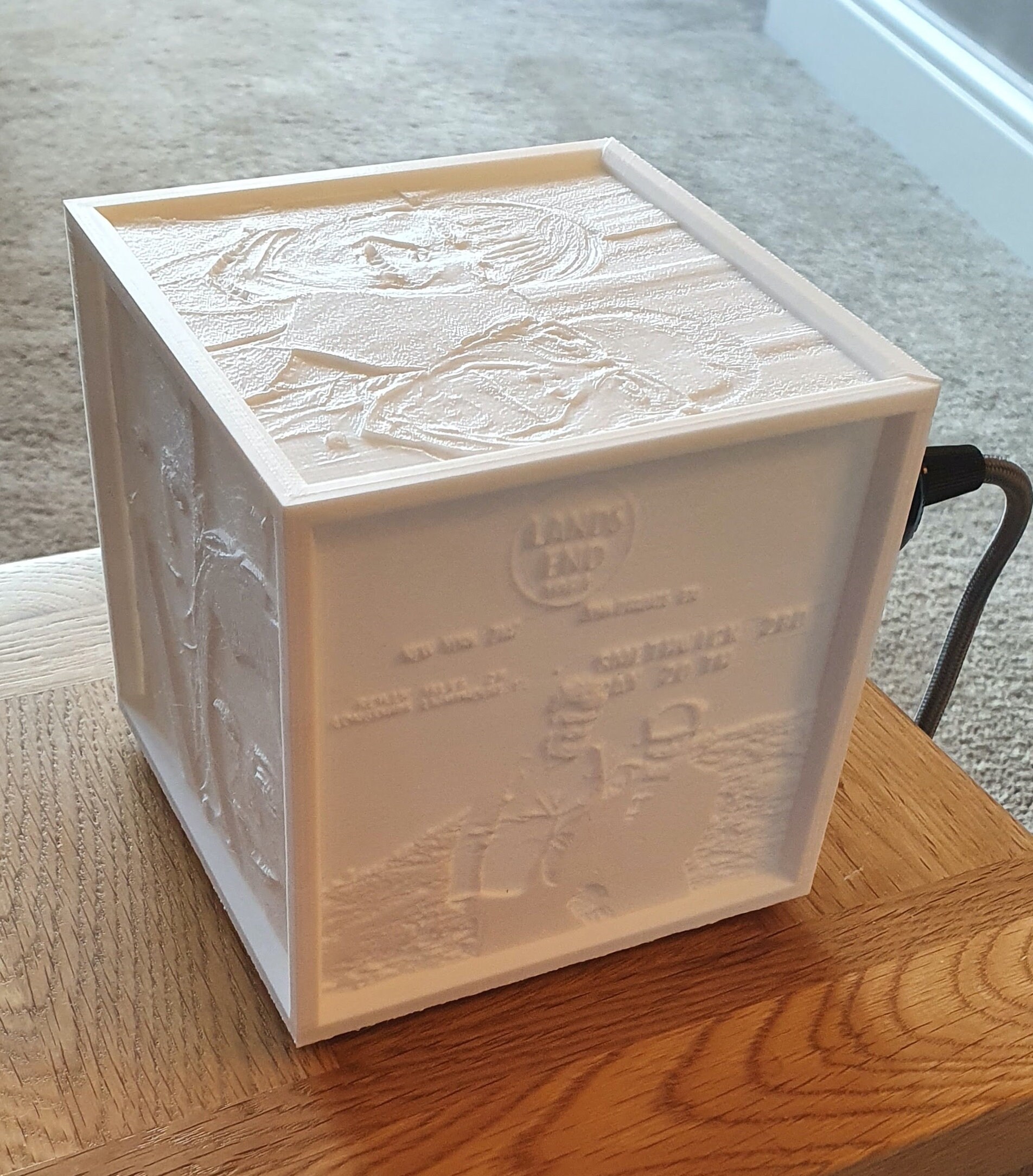 Lithophane Light Box Light Lithophane Photo Photo Box Etsy UK