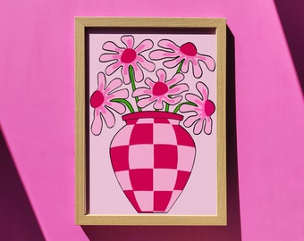 Blossom Vase Print (A5, 8x10, A4, 10x15, A3) Home Decor