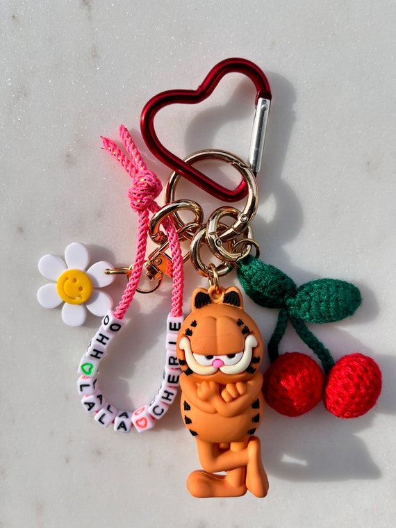 Taschenanhänger Damen Mit Herzperlen - Süßer Bag Charm Muschel-Design