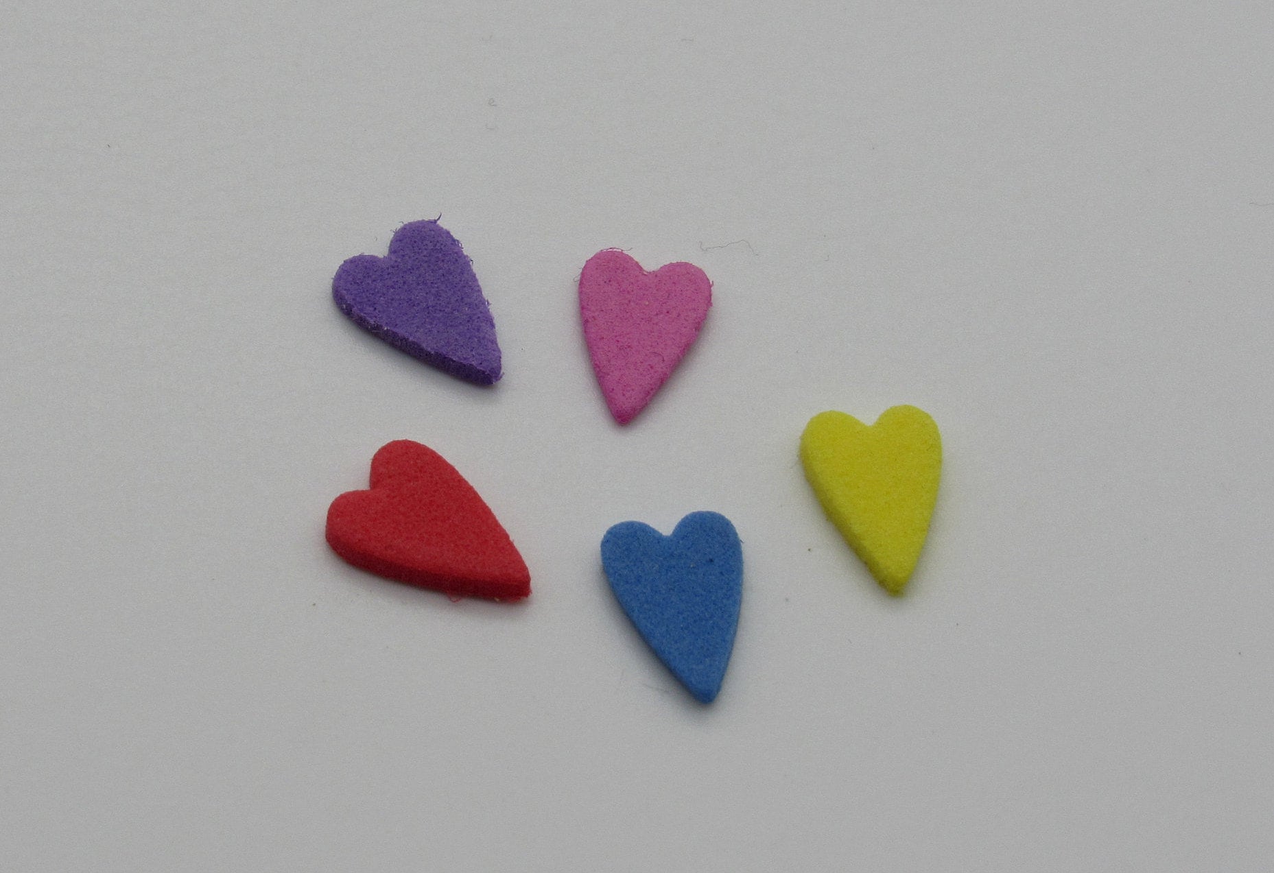 Tiny Foam Hearts For Crafts Coloured Foam Hearts Quirky Etsy