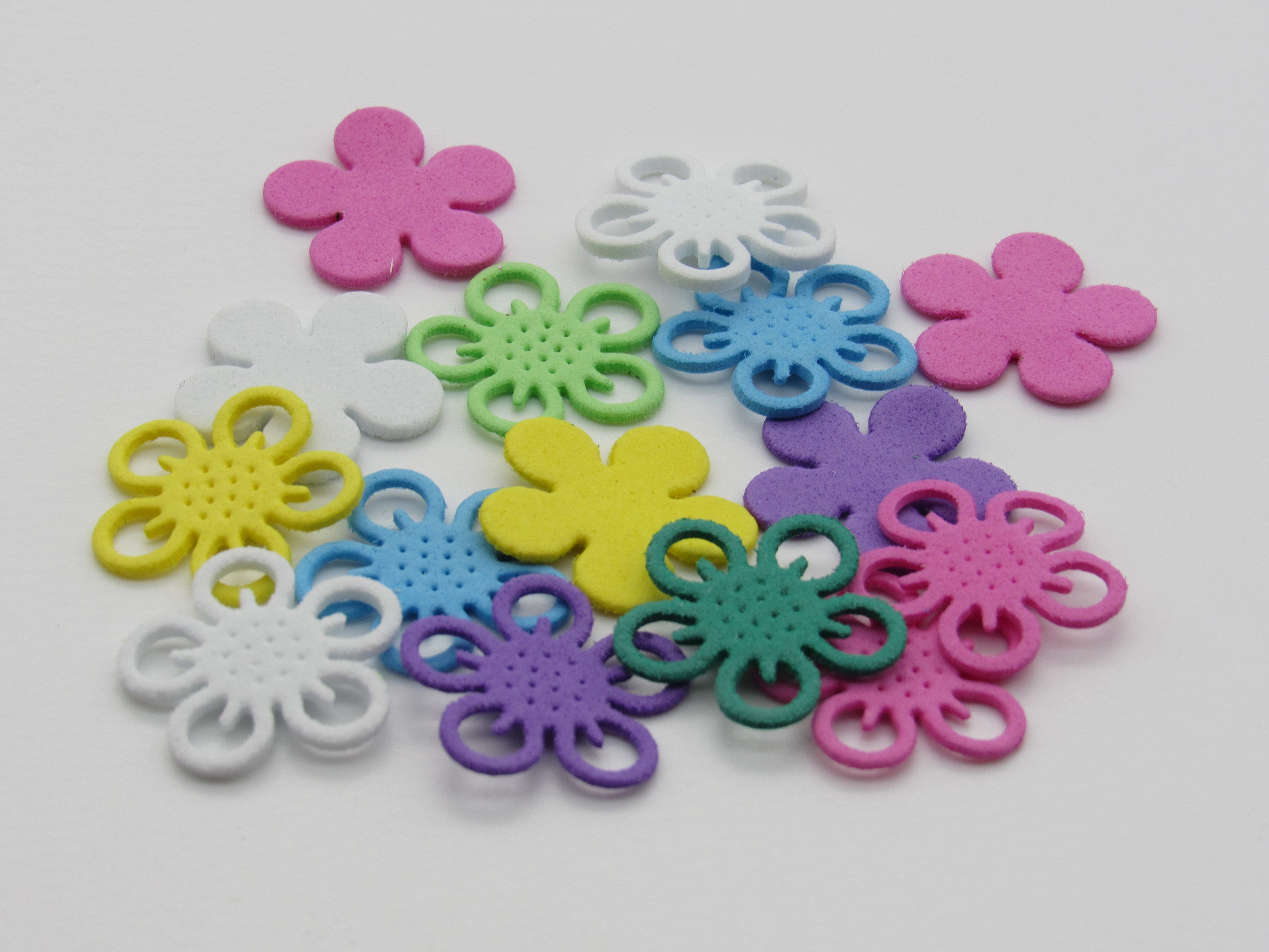 Foam Flowers For Crafts Die Cut Foam Flowers Foam Shapes Etsy