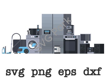 Free Free Home Appliances Svg 703 SVG PNG EPS DXF File