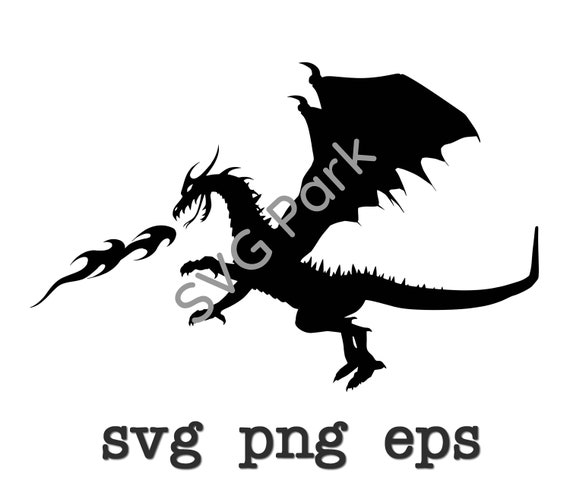 Dragon svg png eps | Etsy