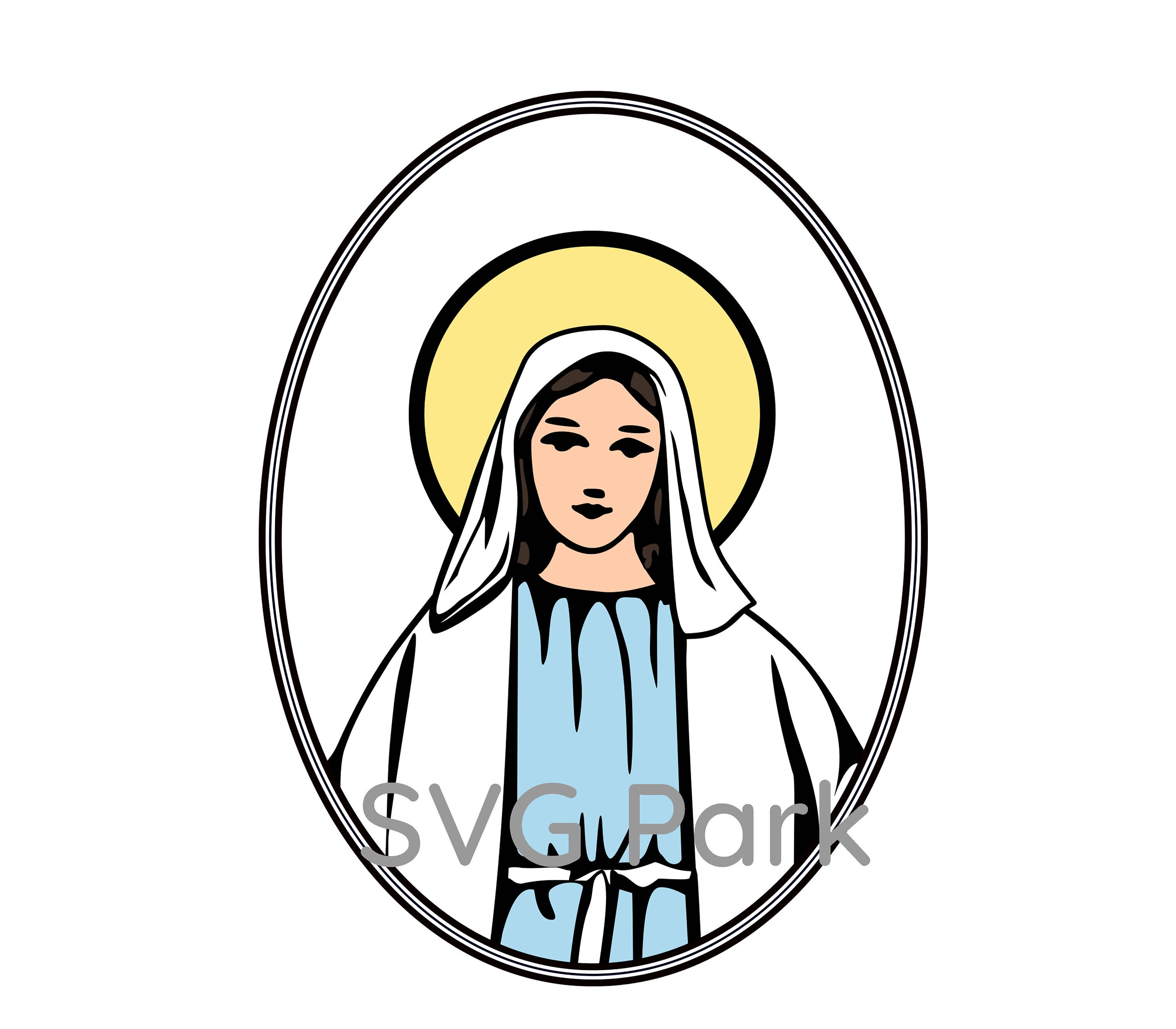 Virgen Maria SVG