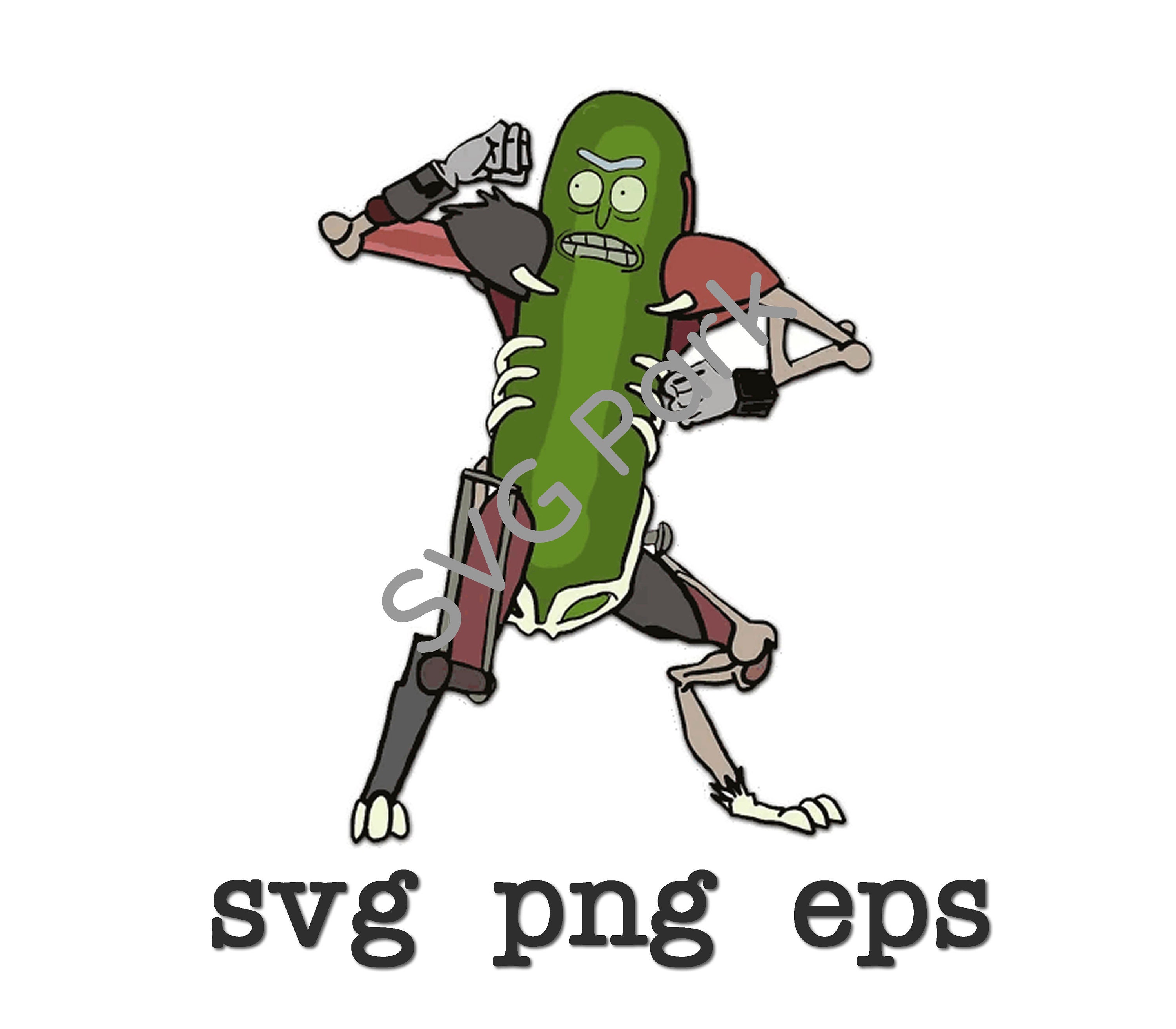 Pickle Rick and Morty svg png eps | Etsy