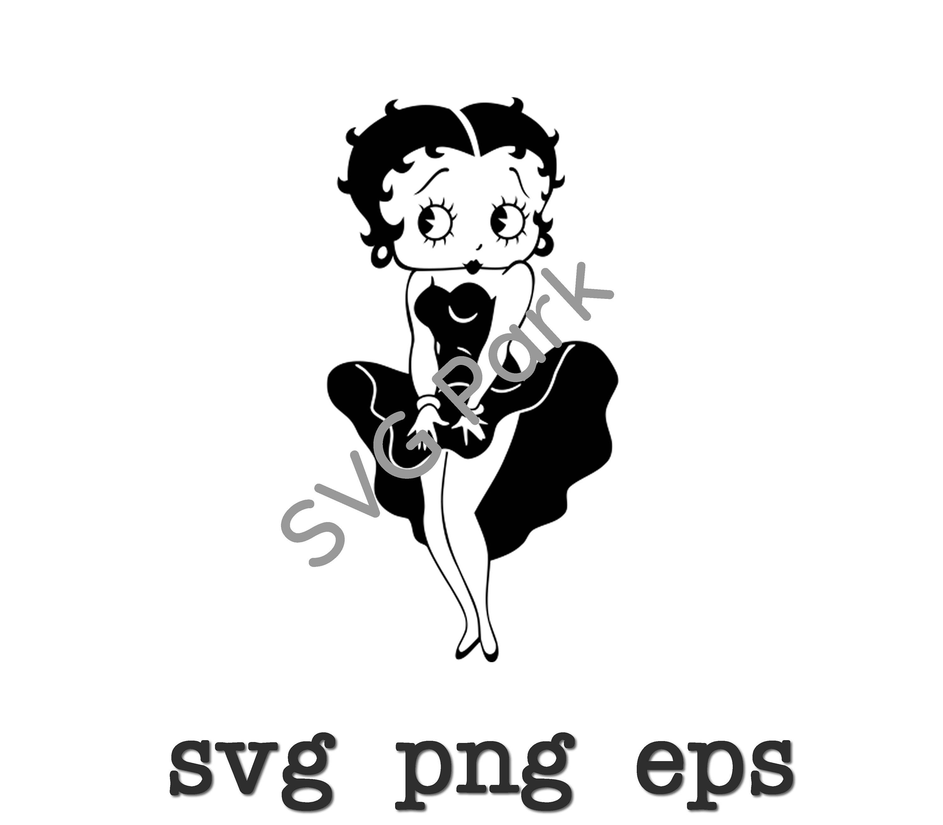 betty boop svg images betty boop svg images