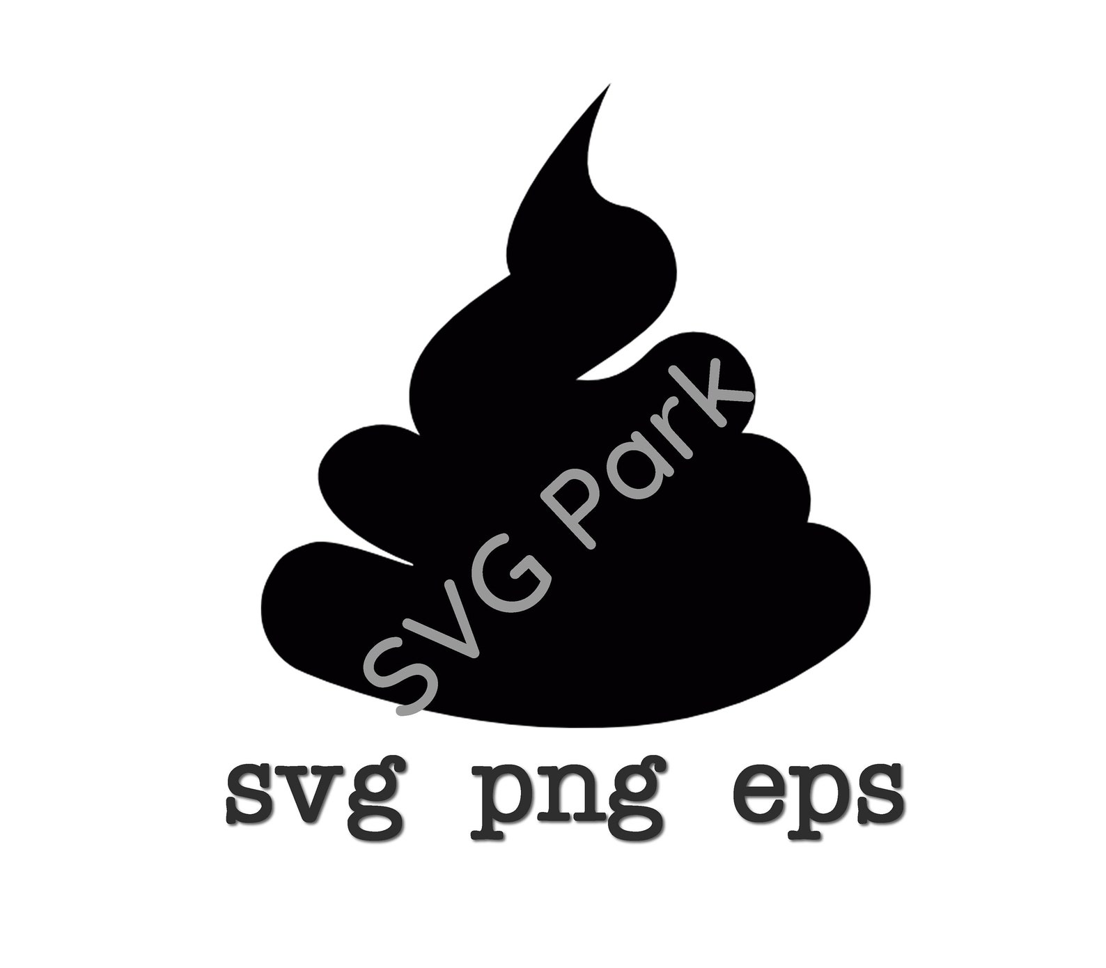 Black Poop Emoji Svg Files Png And Eps Etsy