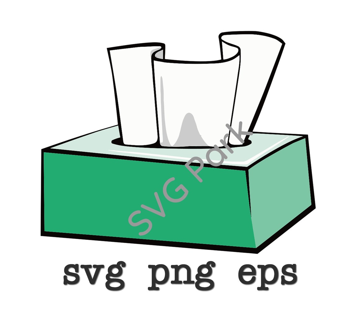 Kleenex tissue box svg png eps Etsy