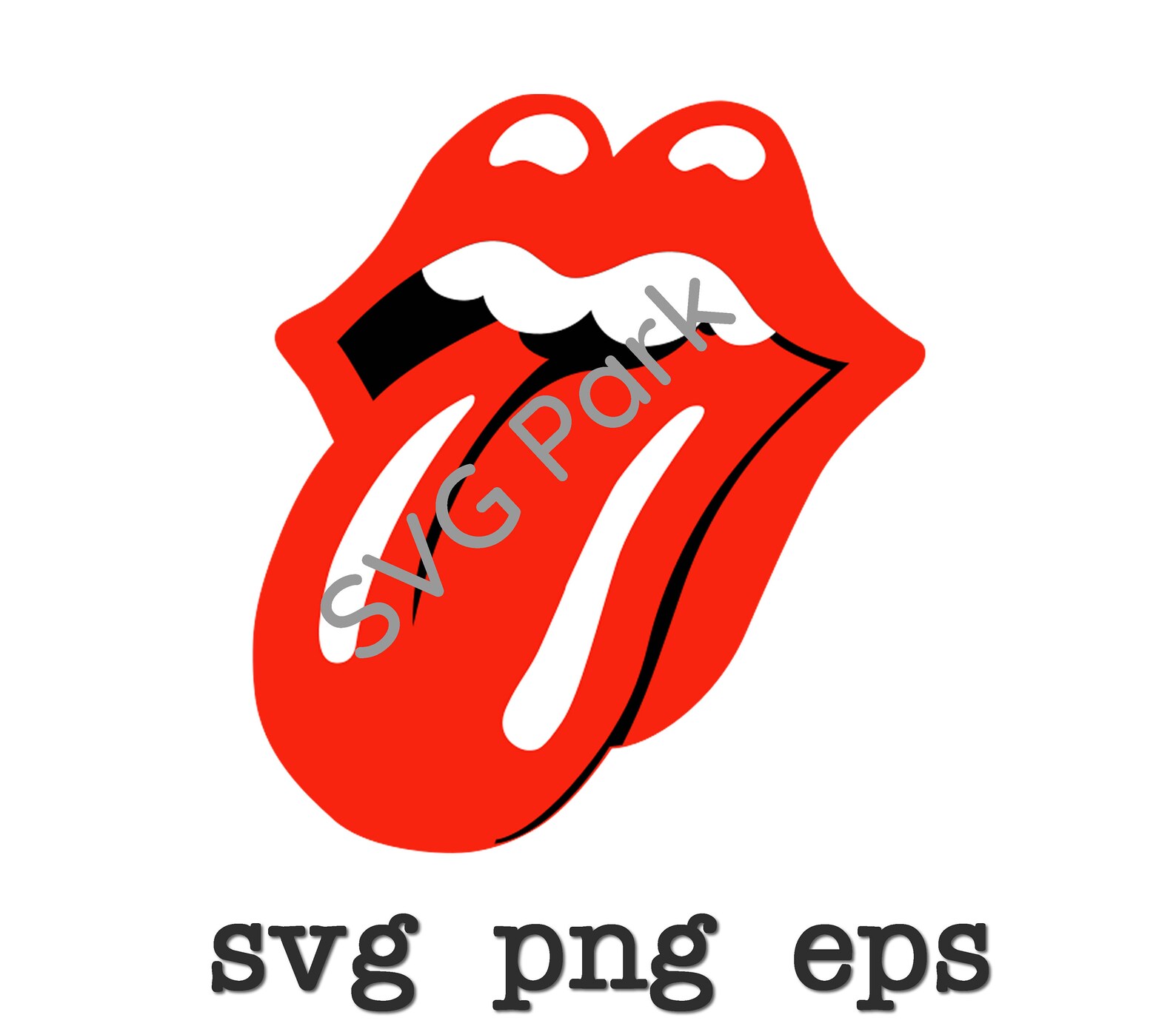 Rolling Stones tongue svg files png & eps Etsy