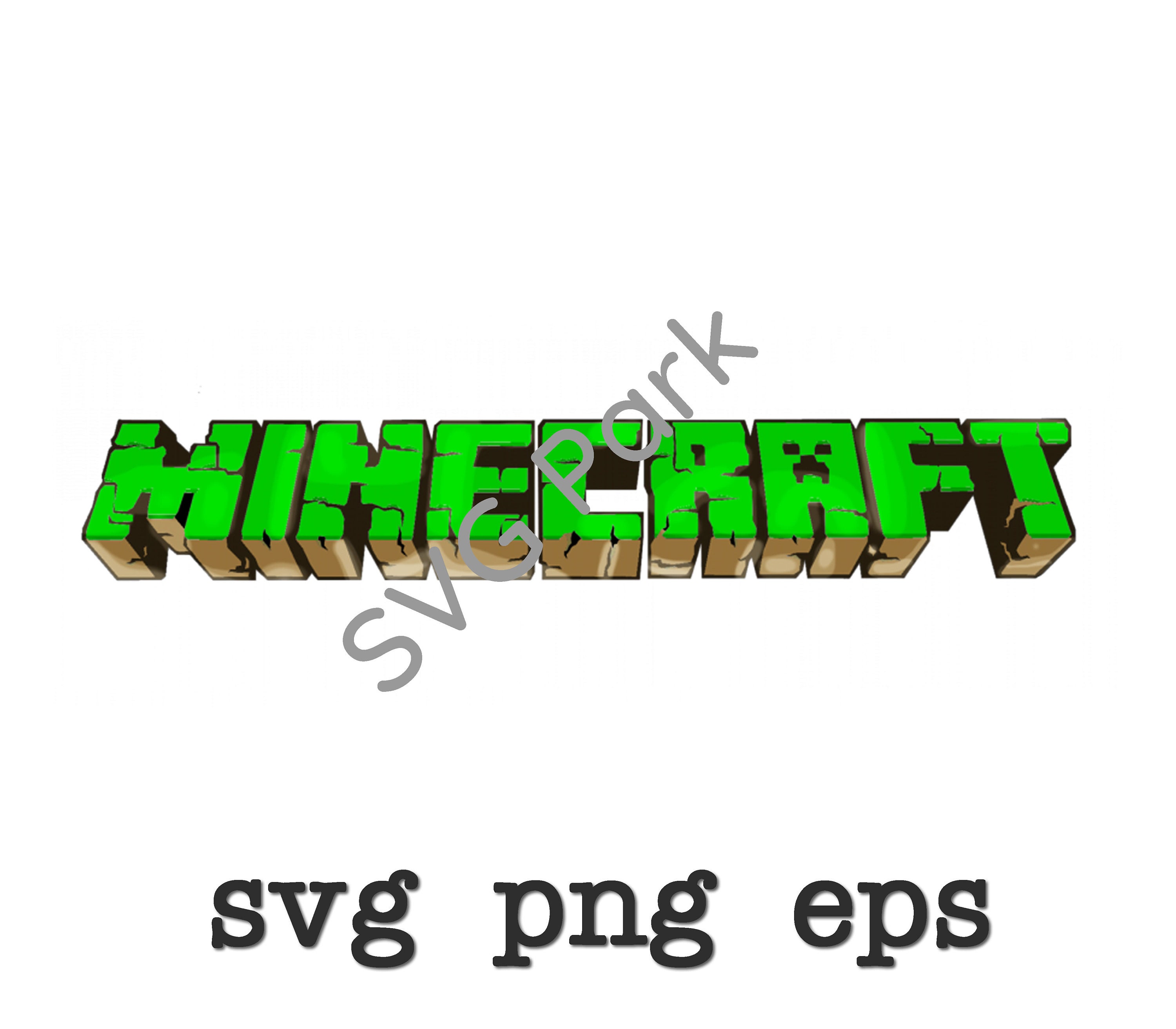 Minecraft svg png eps | Etsy