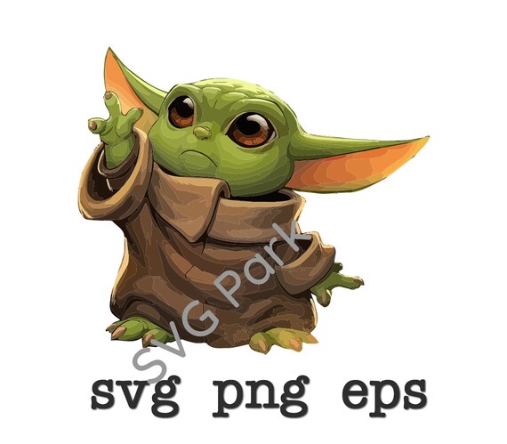 Download Baby Yoda Svg Png Eps Jpg Etsy