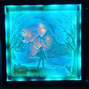 The Legend of Zelda: Ocarina Of Time 9in x 11in 3D Shadow Box