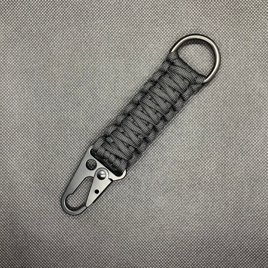 Paracord 550 HK Snap Hook & D ring double cobra knot lanyard Etsy