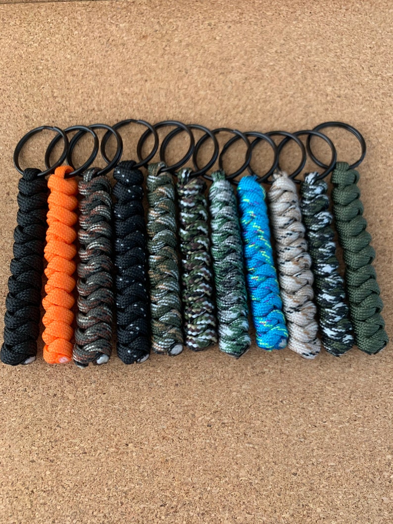 Handmade Paracord Snake Knot Keychain Keyring Keyfob. Etsy