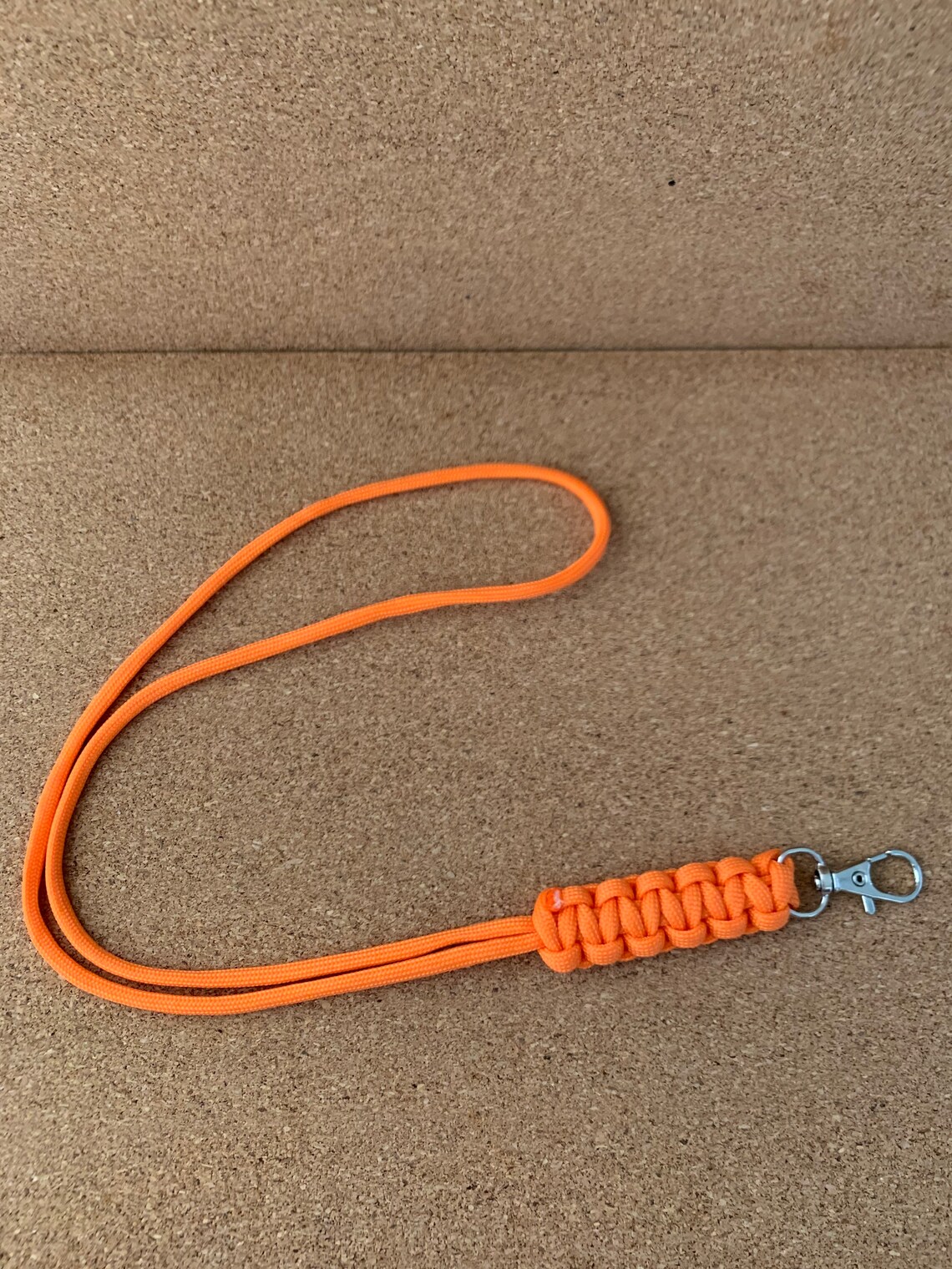 Paracord cobra Knot Neck Lanyard for ID Cardtools Etsy UK