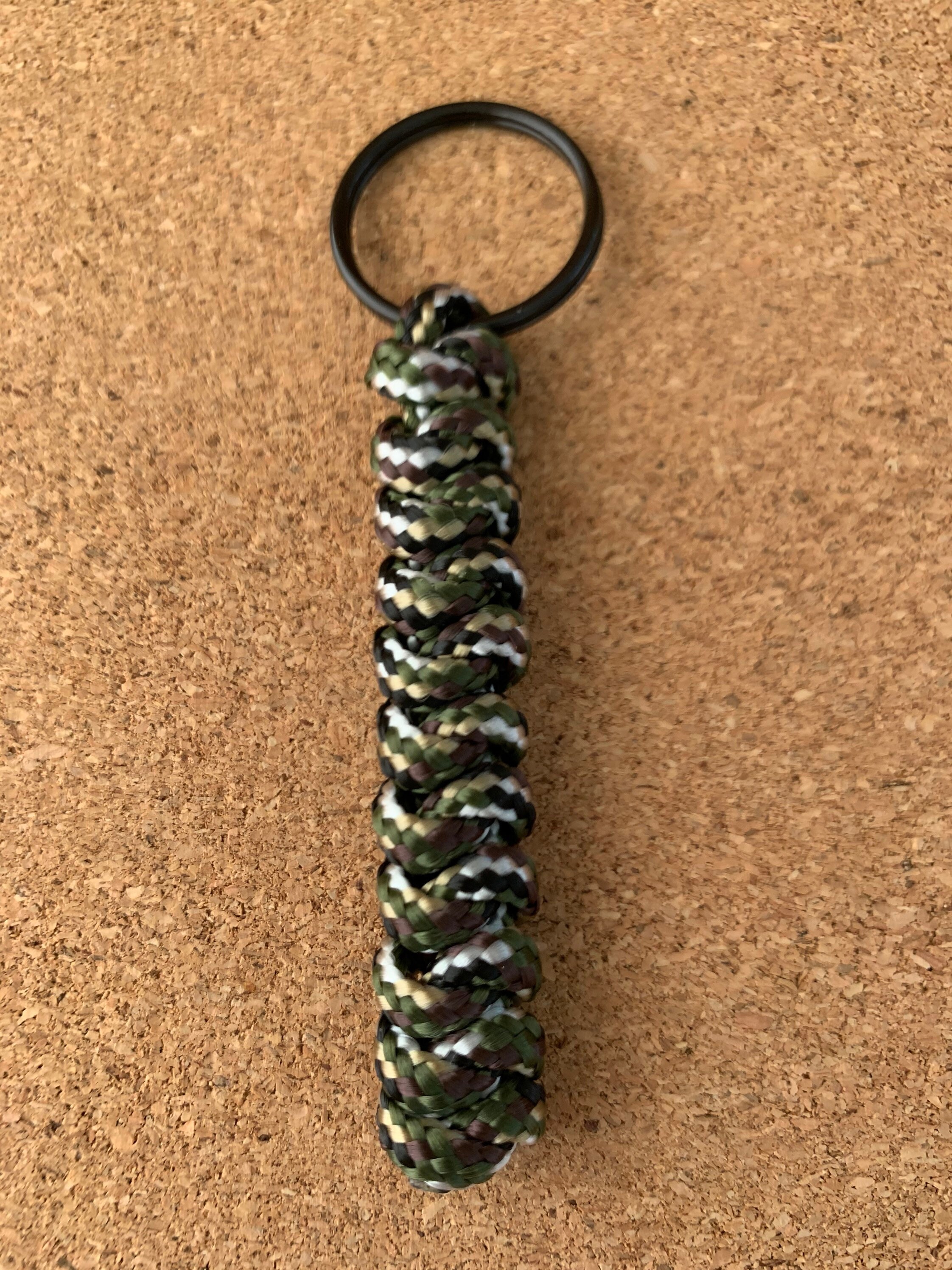 Handmade Paracord snake Knot Keychain Keyring Keyfob. Etsy UK