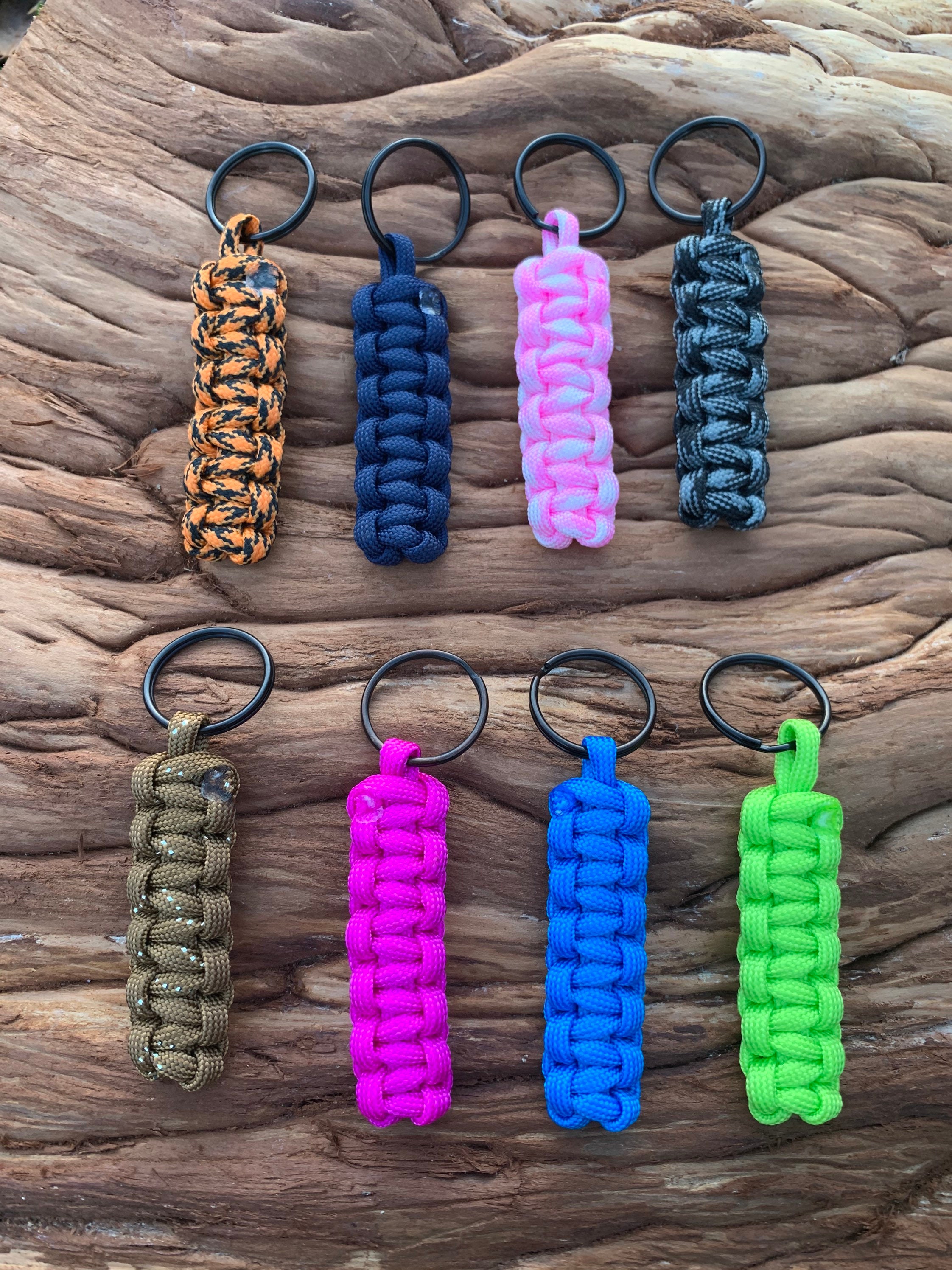 Handmade Paracord Cobra Knot Keychain Keyring Keyfob. Etsy.de