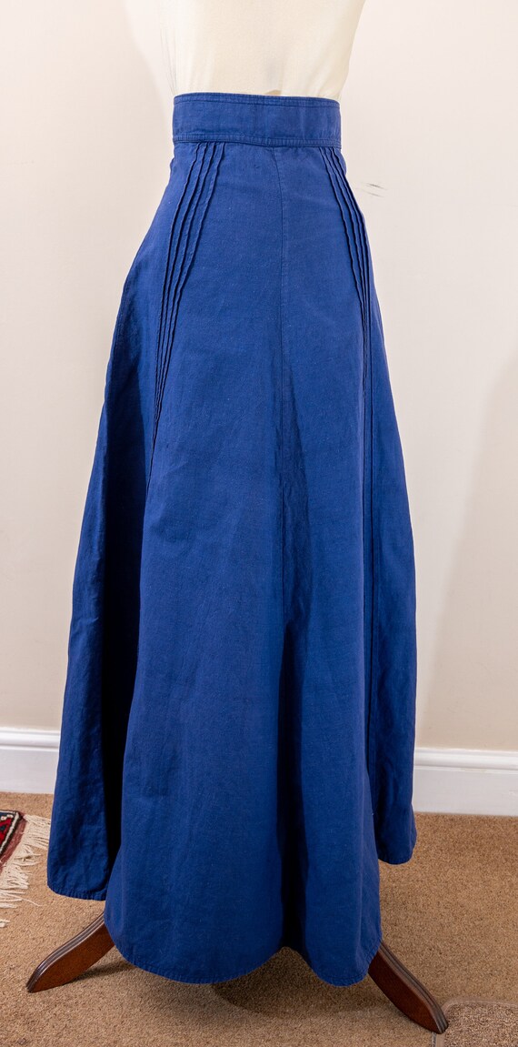 Laura Ashley Vintage long blue skirt