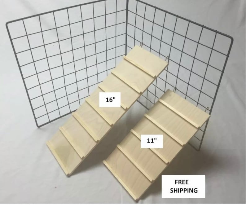 Wood Rabbit Ladders Rabbit Ladder Ramp, Guinea Pig, Ferret Cage Accessory - Etsy
