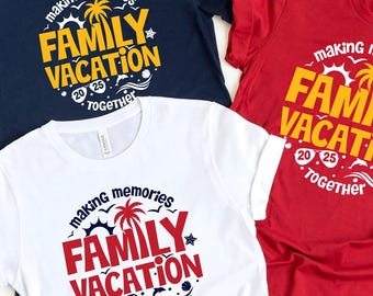 Family Vacation 2025 Shirt: Matching Summer Trip Tee, Family Travel Outfit
