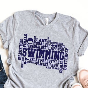 Swimming Shirt, Swimming Lover Shirt, Sport Shirt, Swim Mom Shirt,  Swimming Lover Gift, Swim Teacher Shirt