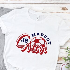 Personalized Soccer Team Shirt, Soccer Lover Shirt, Soccer Mom, Soccer Player Gift, Custom Soccer Shirt, Soccer Mom Gift, Girls Soccer Shirt