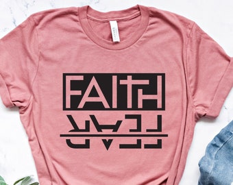 Faith Over Fear Shirt, Church Shirt, Jesus Shirt, Christian Shirt, Religious Shirt, Faith Shirt Gift, Christian Gift Shirt