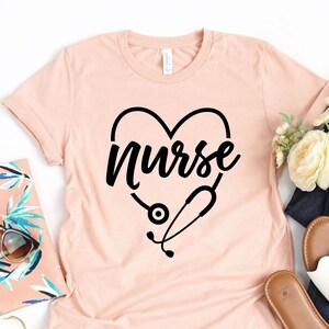 Nurse Life Shirt, Nurse Shirt, Nurse Gift, Gift For Nurse, Nursing School Shirt, Nurse T-Shirt, Stethoscope, Nursing Shirt
