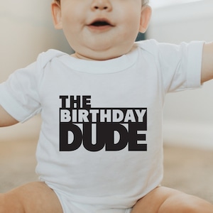 The Birthday Dude Boy Shirt, Kids Birthday Shirt, Toddler Birthday Shirt, Kids Funny Birthday Shirt, Shirt For Boys, Kids Birthday Gift