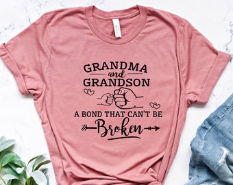 Grandma and Grandson Matching Shirt, Mother's Day Gift, Matching Generation Shirts
