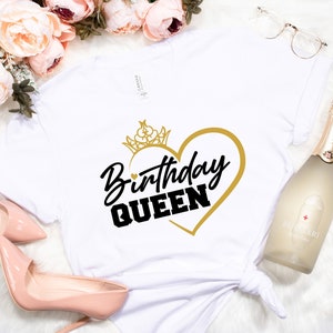 Birthday Queen Shirt, Birthday Shirt, Birthday Girl Shirt, Birthday Party Shirt, Queen Birthday, It&#39;s My Birthday Shirt, Birthday Girl