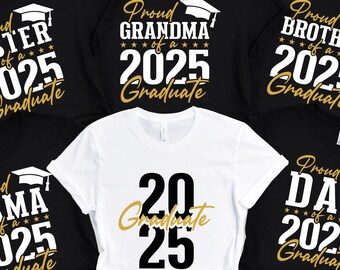 Proud Family 2025 Graduate T-Shirts: Custom Graduation Squad Tees