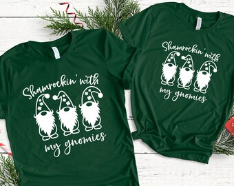 Funny St Patrick's Day Shirt, St Patricks Day Shirt, Shamrock Shirt, Gnome Gnomies, Shamrockin Shirt, St. Patricks Day Gift