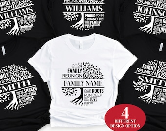 Personalized Family Reunion Tree Shirt: Our Roots Run Deep