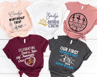 Custom T-Shirt, Personalized T-Shirt, Custom Text Shirt, Custom Shirt for Men Women, Custom Name Shirt, Design Your Own Shirt